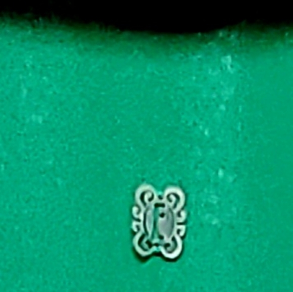 Vintage  Mint Green Lace Overlay Button Down Blouse - Picture 10 of 13